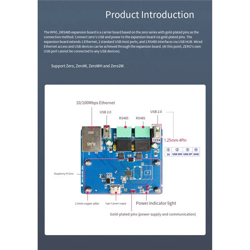 FEDI-Rpi0-DRS485 라즈베리 파이 제로/제로 - Pi Zero W Board 리뷰 및 가격