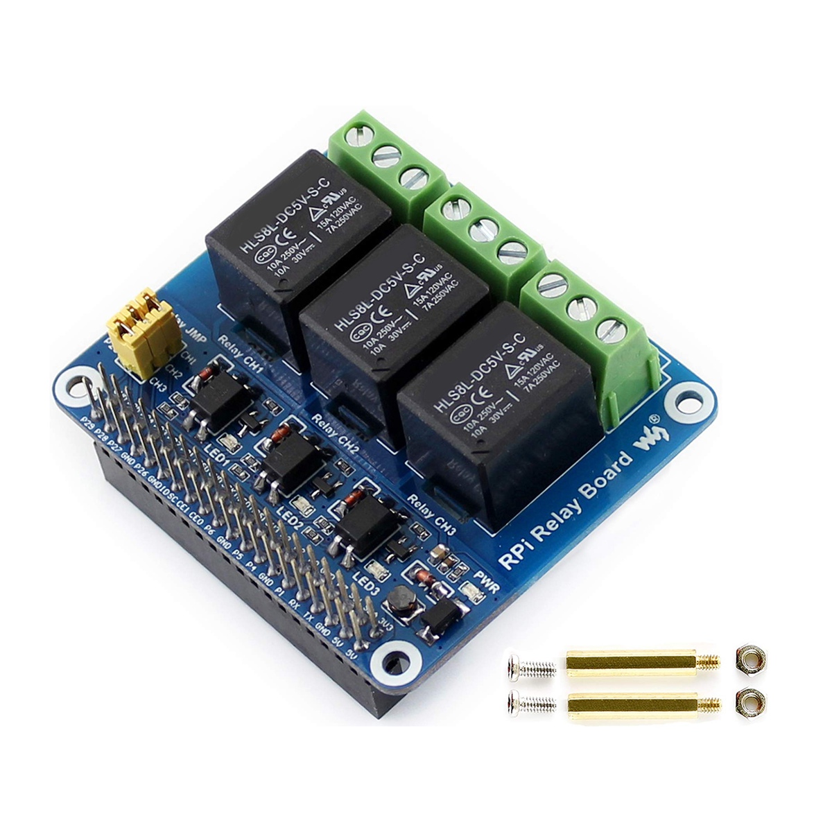 Waveshare 5V 3채널 릴레이 모듈 확장 보드  - Pi Zero W Board 리뷰 및 가격