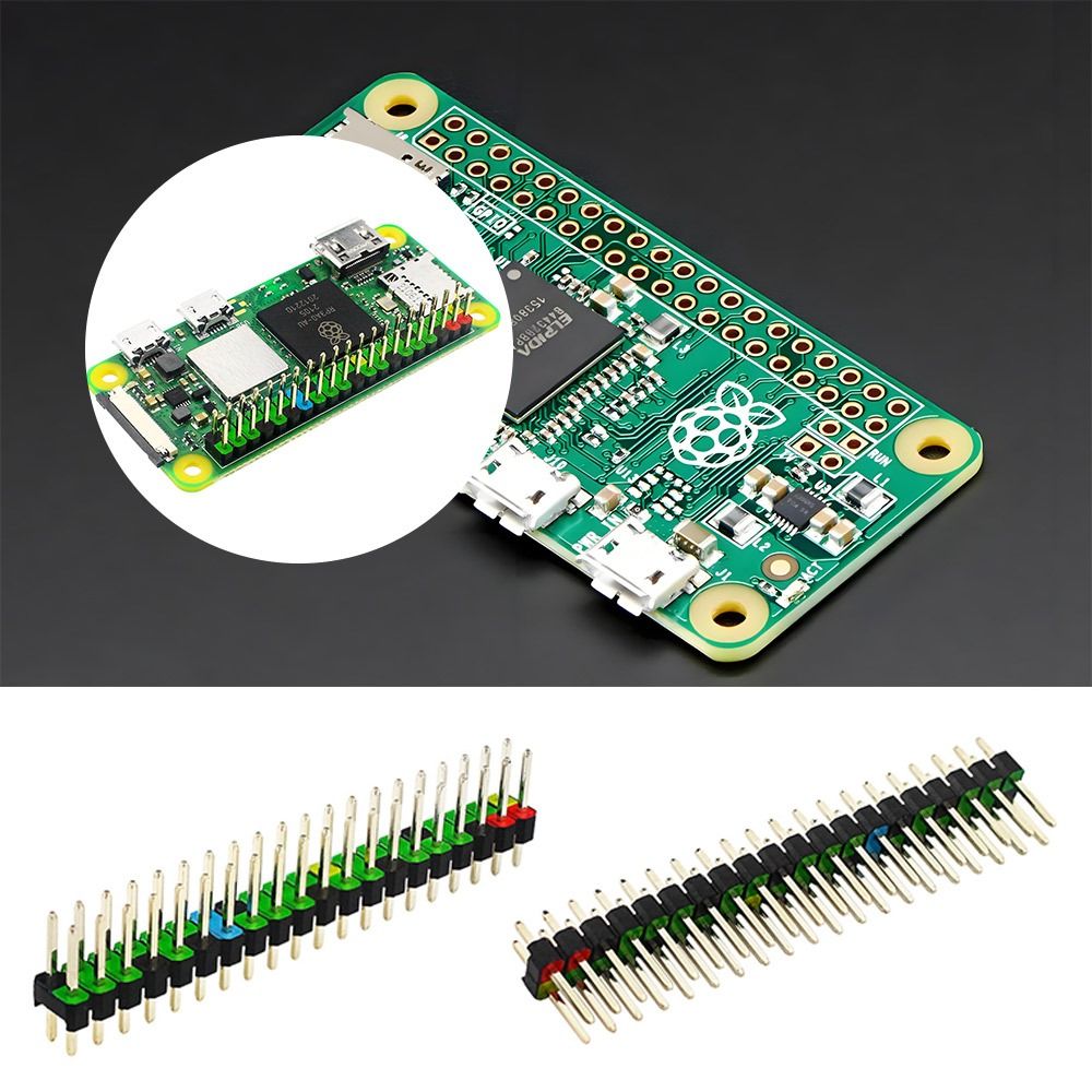2*20핀 개발 보드 헤더 2.54mm 간격 보드 핀  - Pi Zero W Board 리뷰 및 가격